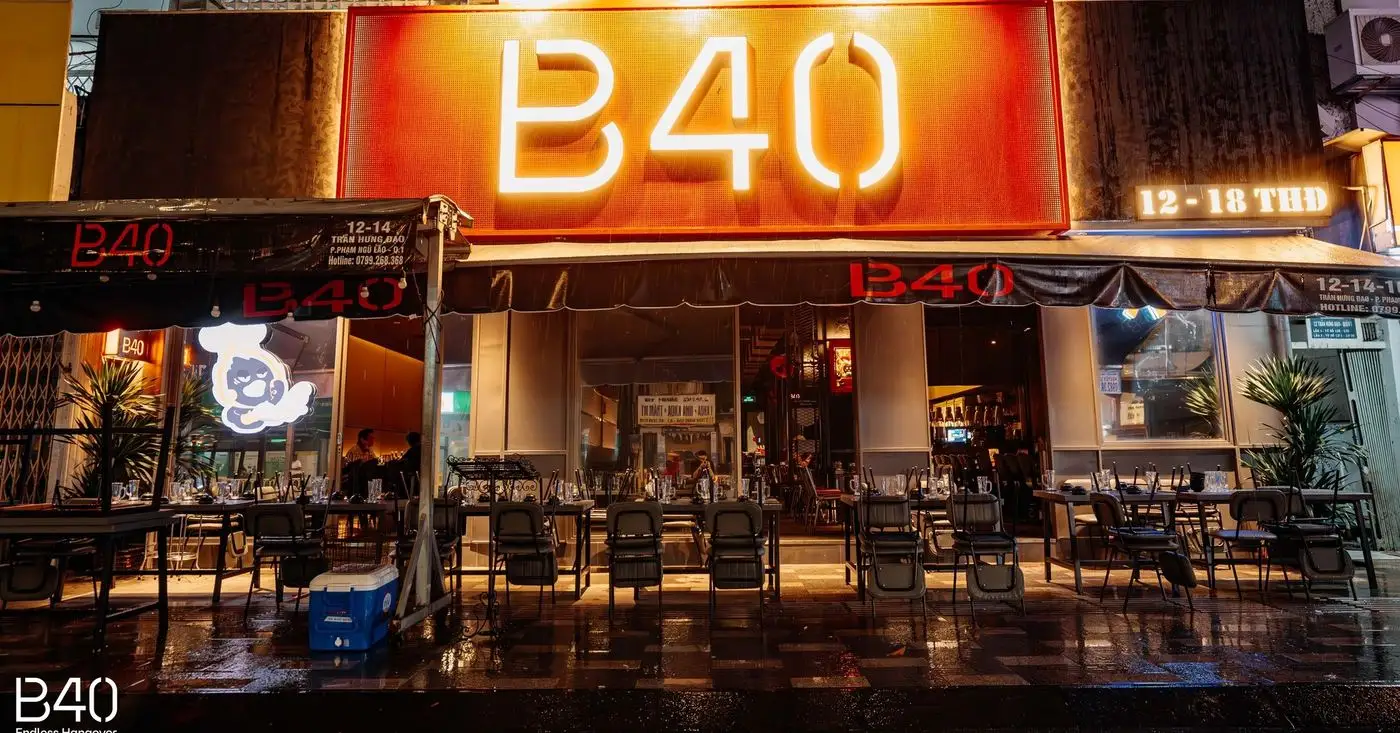 B40 không gian giải trí Quận 1 Sài Gòn